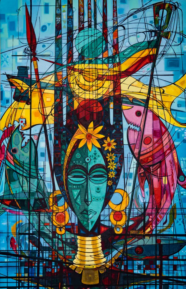 Original Contemporary People Mixed Media by Agata Wierzbicka